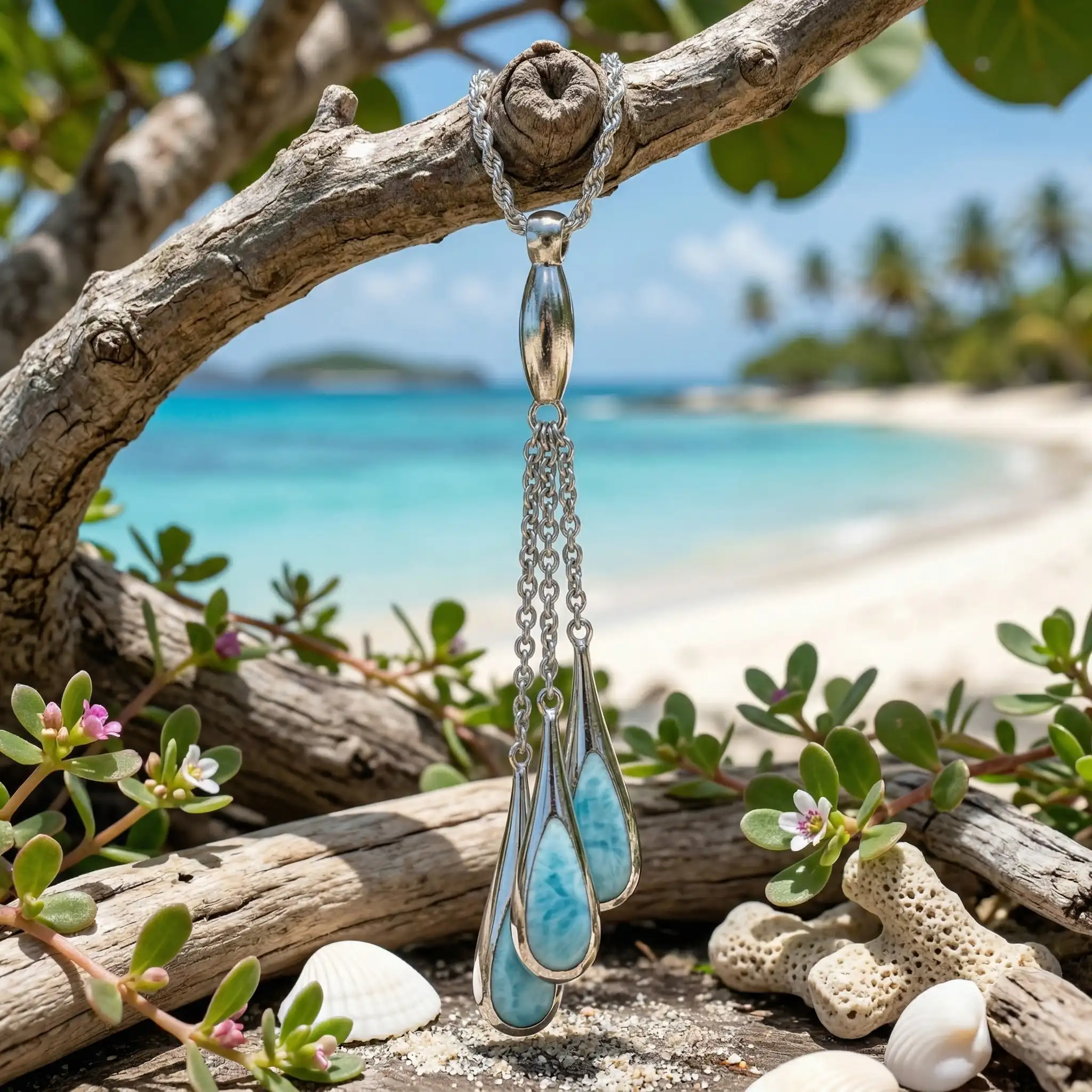 marahlago larimar Indra Larimar Necklace jewelry