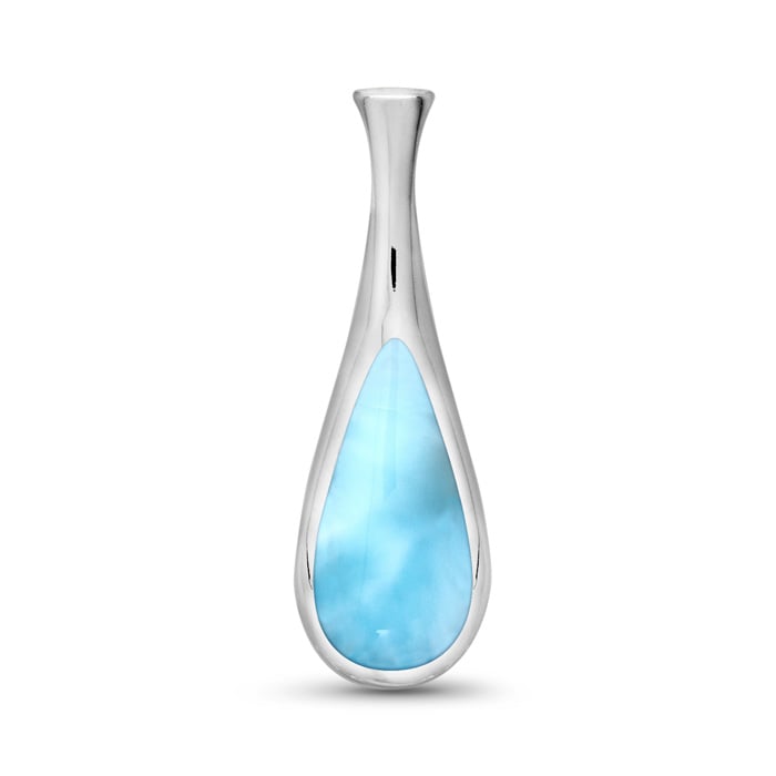 Larimar Teardrop Necklace