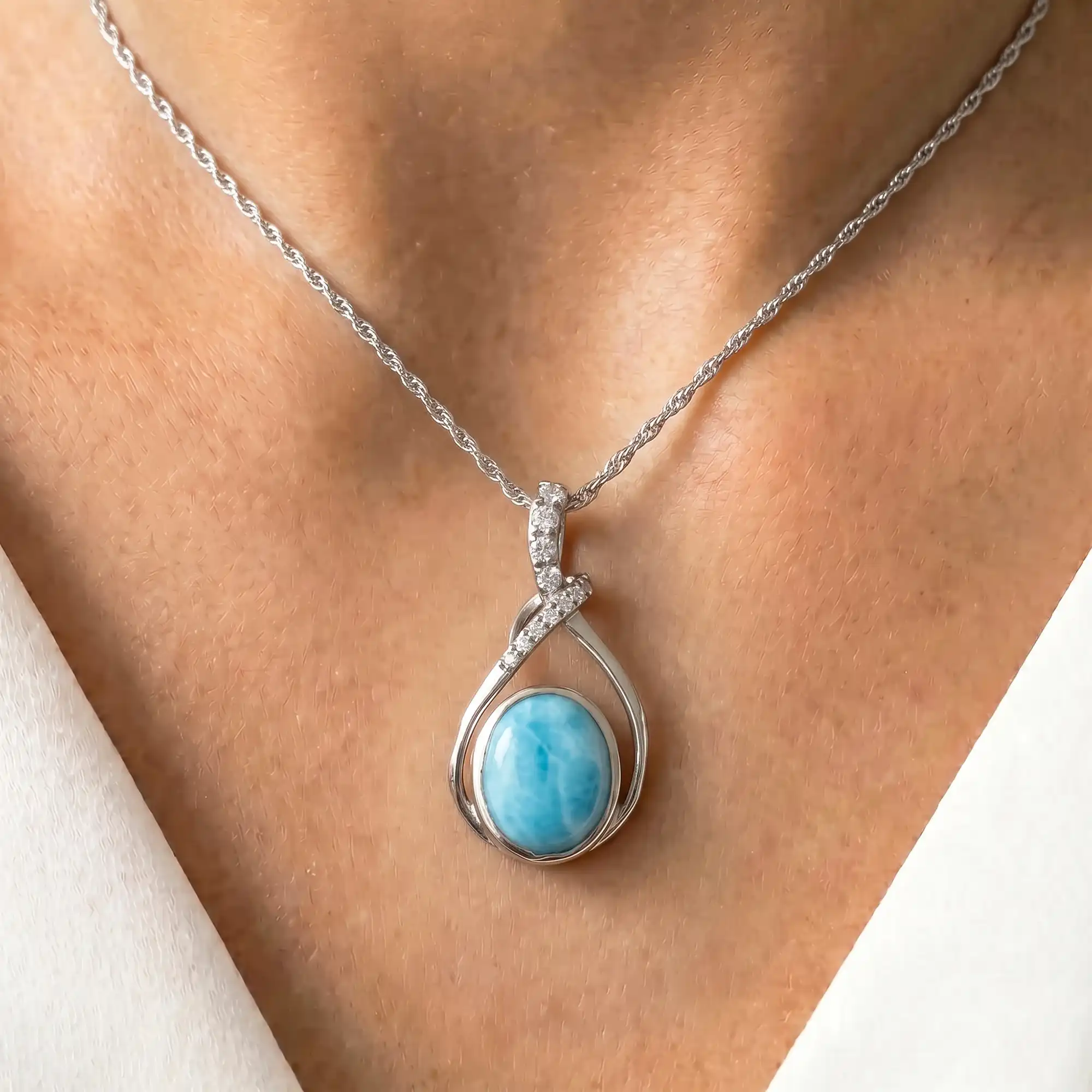 JAE LARIMAR NECKLACE