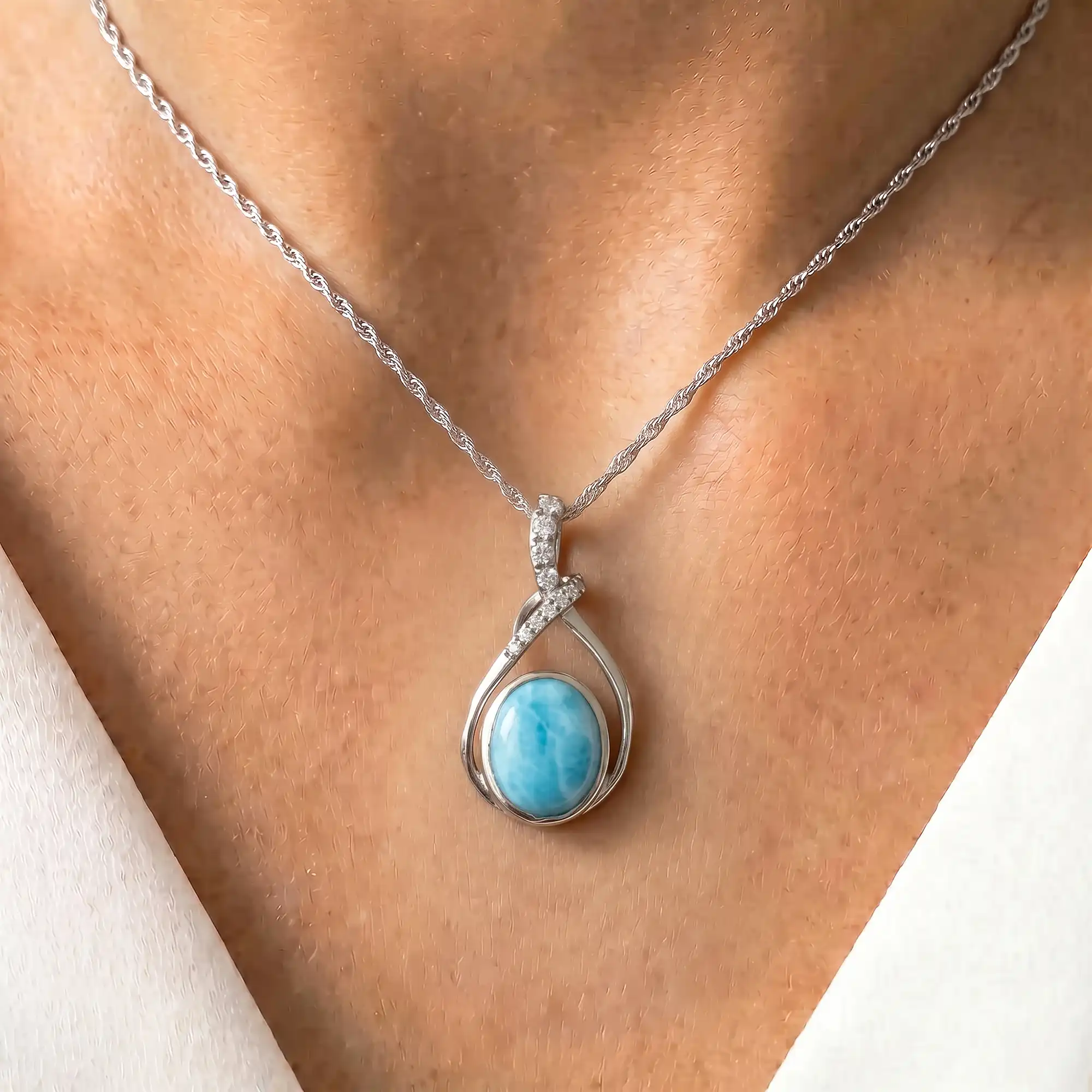 JAE LARIMAR NECKLACE