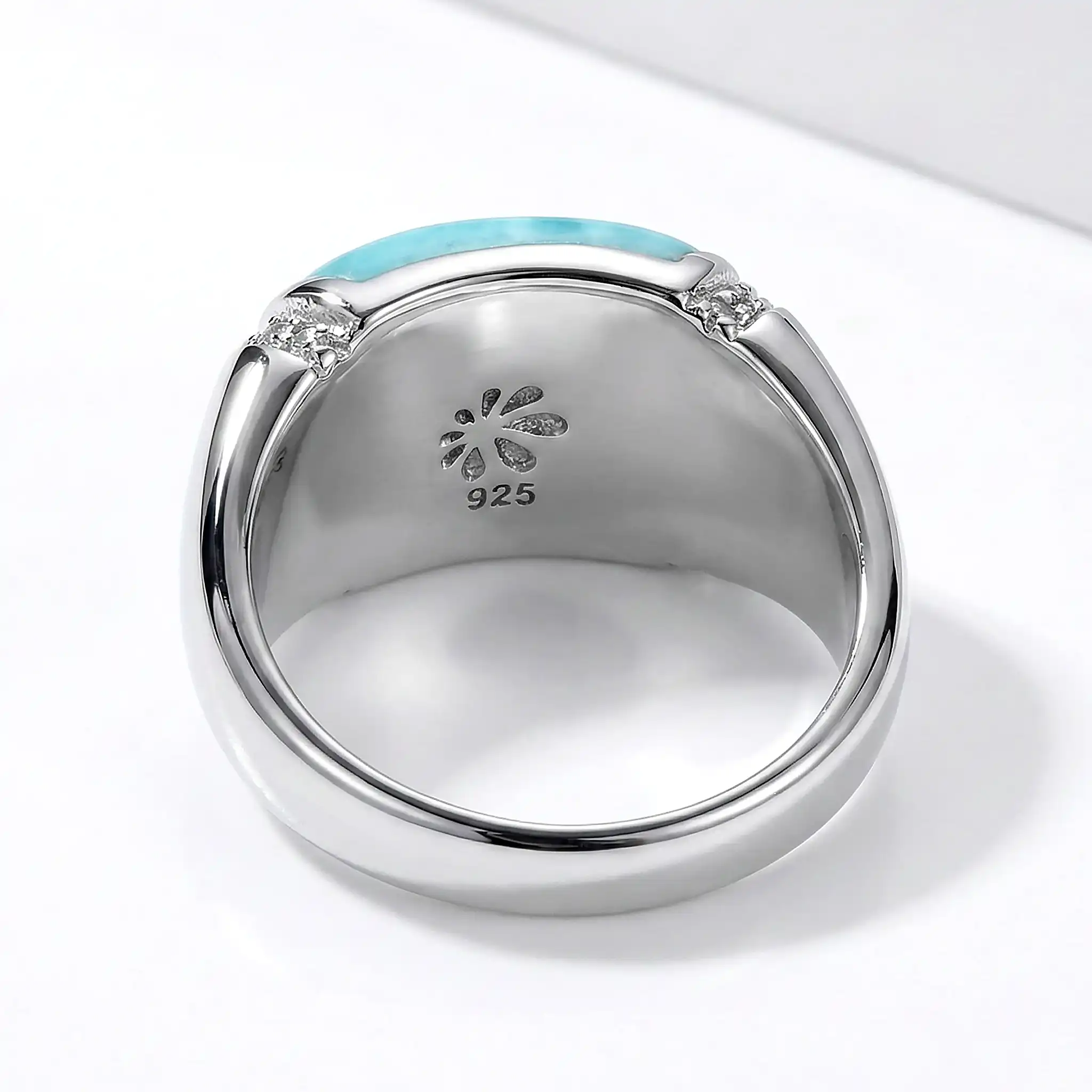 Gemstone Ring in sterling silver