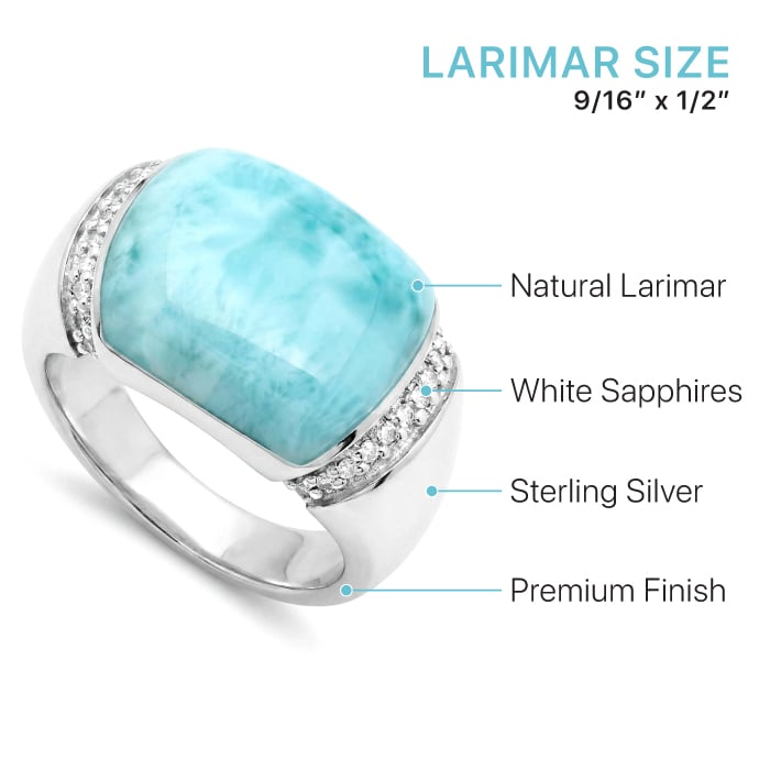 Gemstone Ring in sterling silver