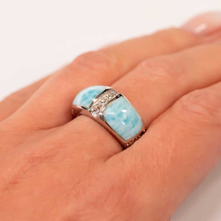 Inlay Ring in Sterling Silver 