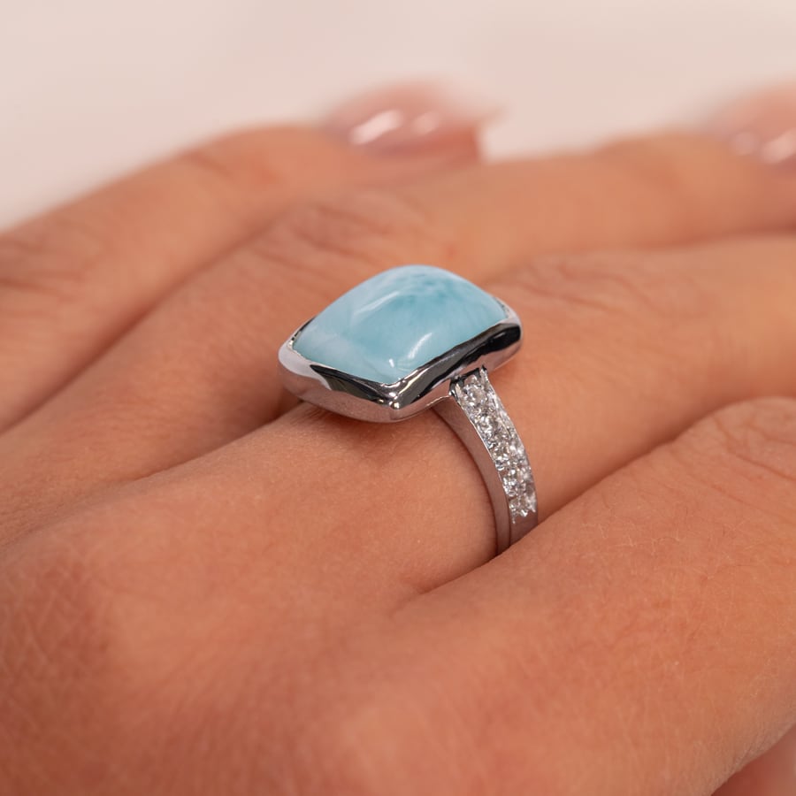White Sapphire Ring