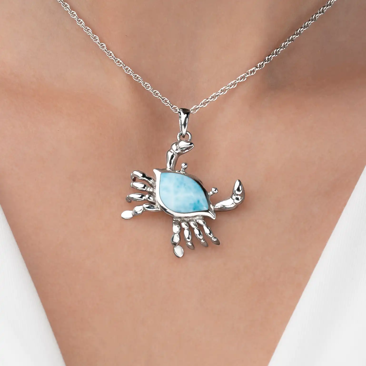 Crab pendant on sale