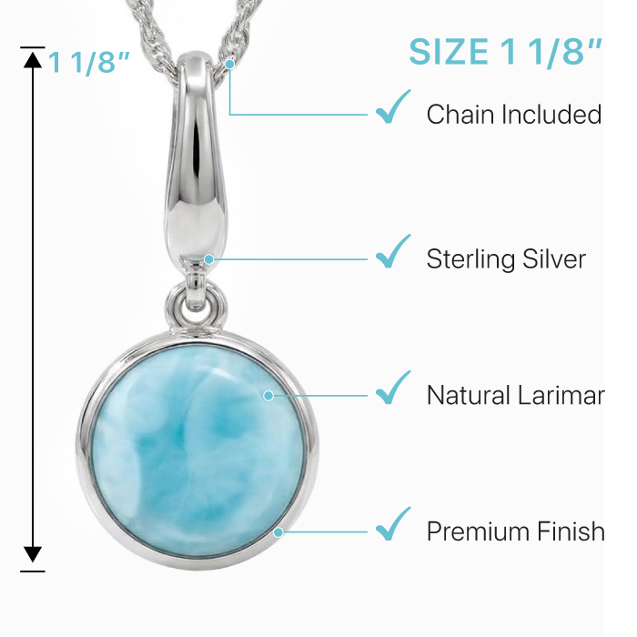 marahlago larimar Liquido Larimar Necklace jewelry