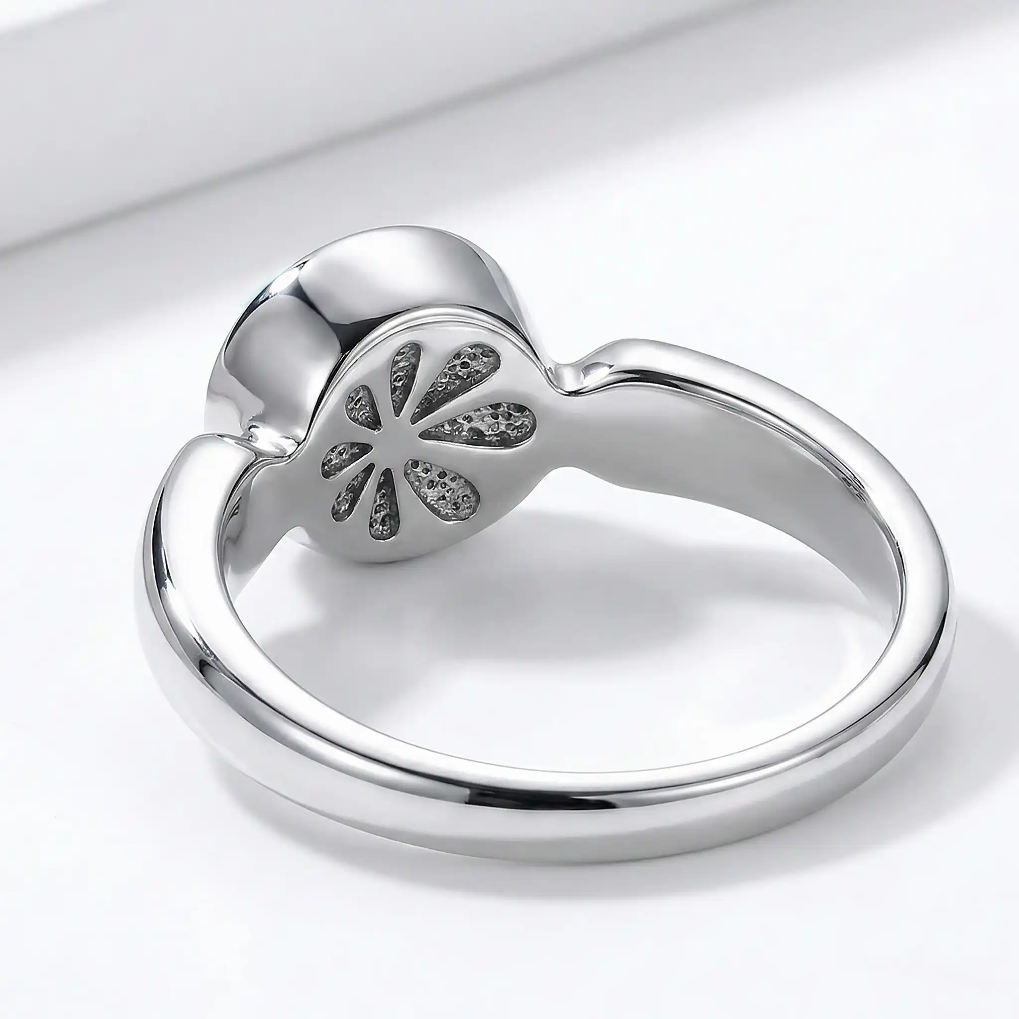 Solitaire Ring in sterling silver with larimar stones by Marahlago 