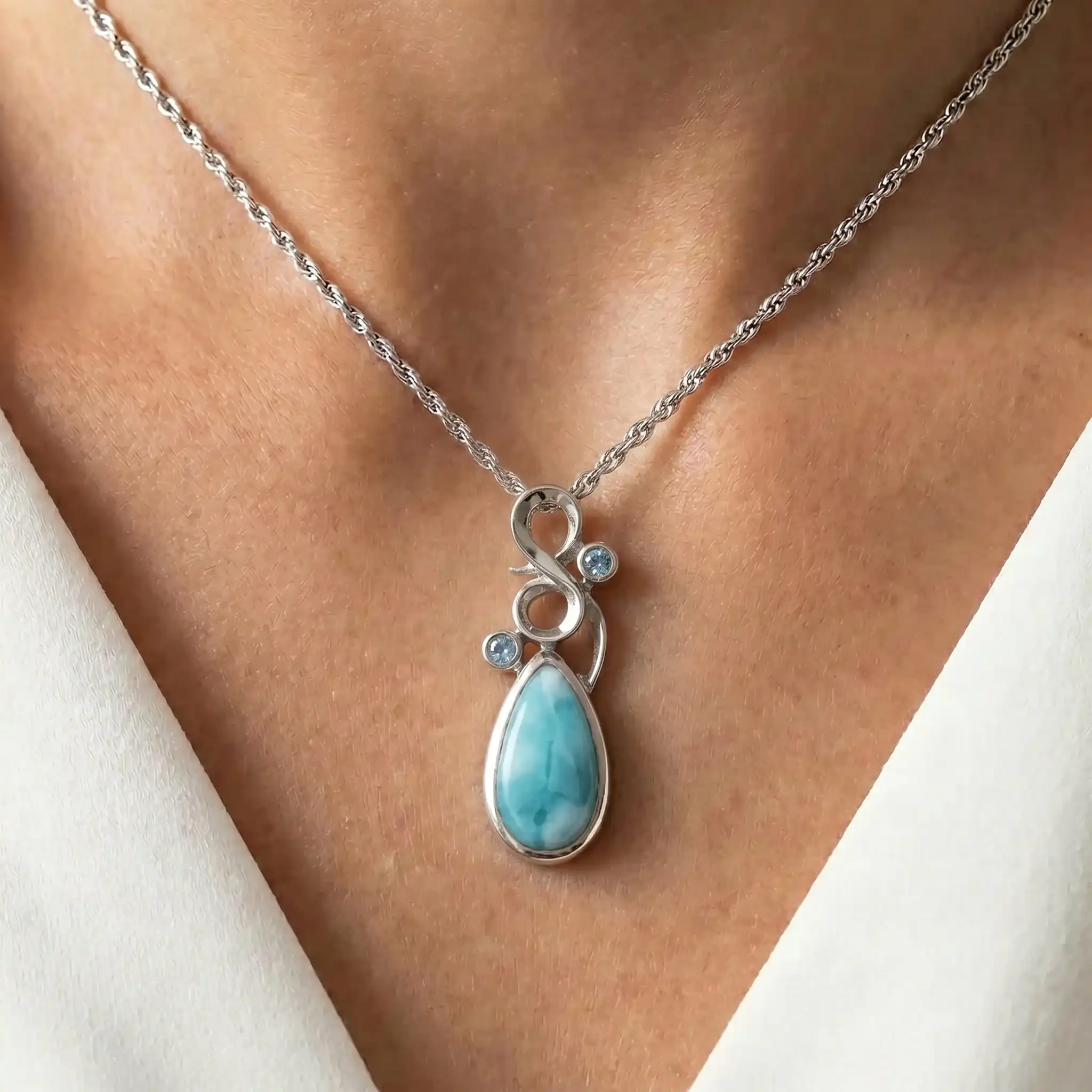 Larimar Lyric Pendant
