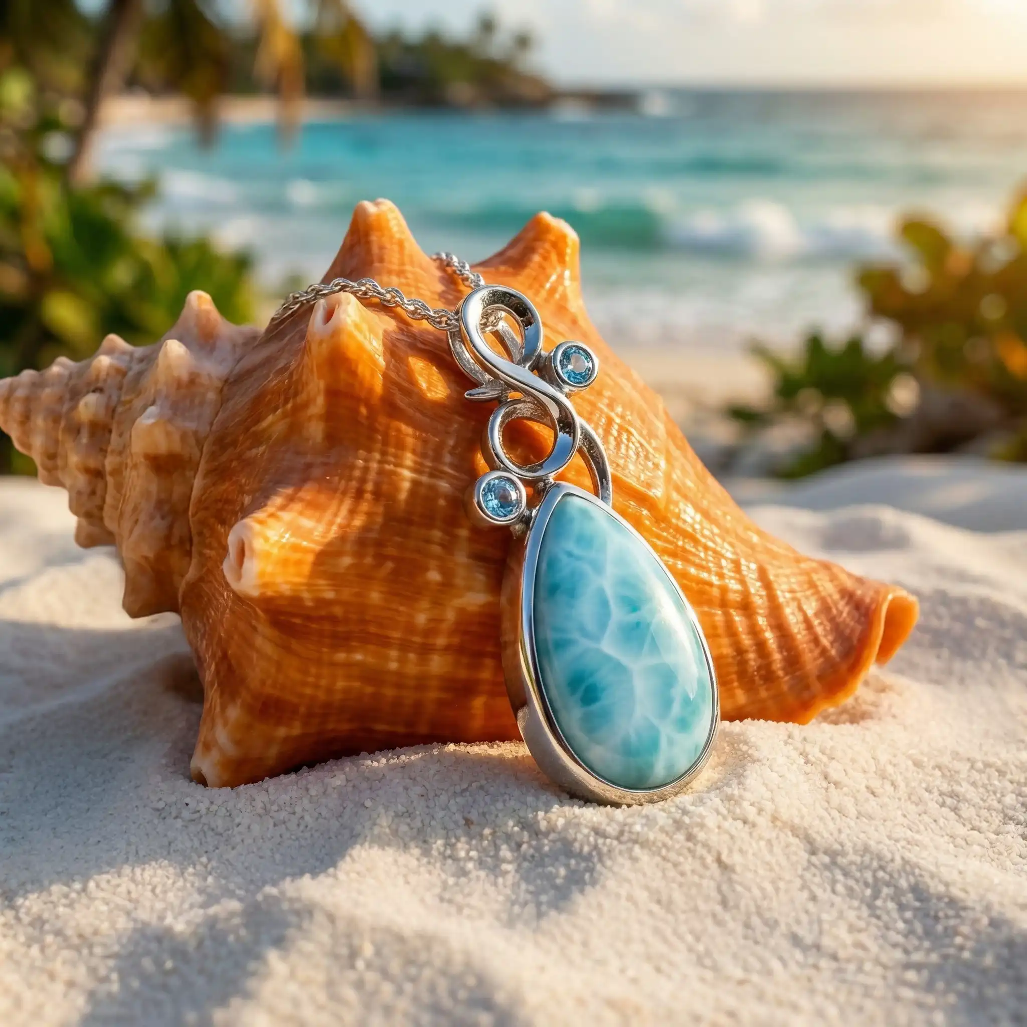 marahlago larimar Lyric Larimar Necklace jewelry