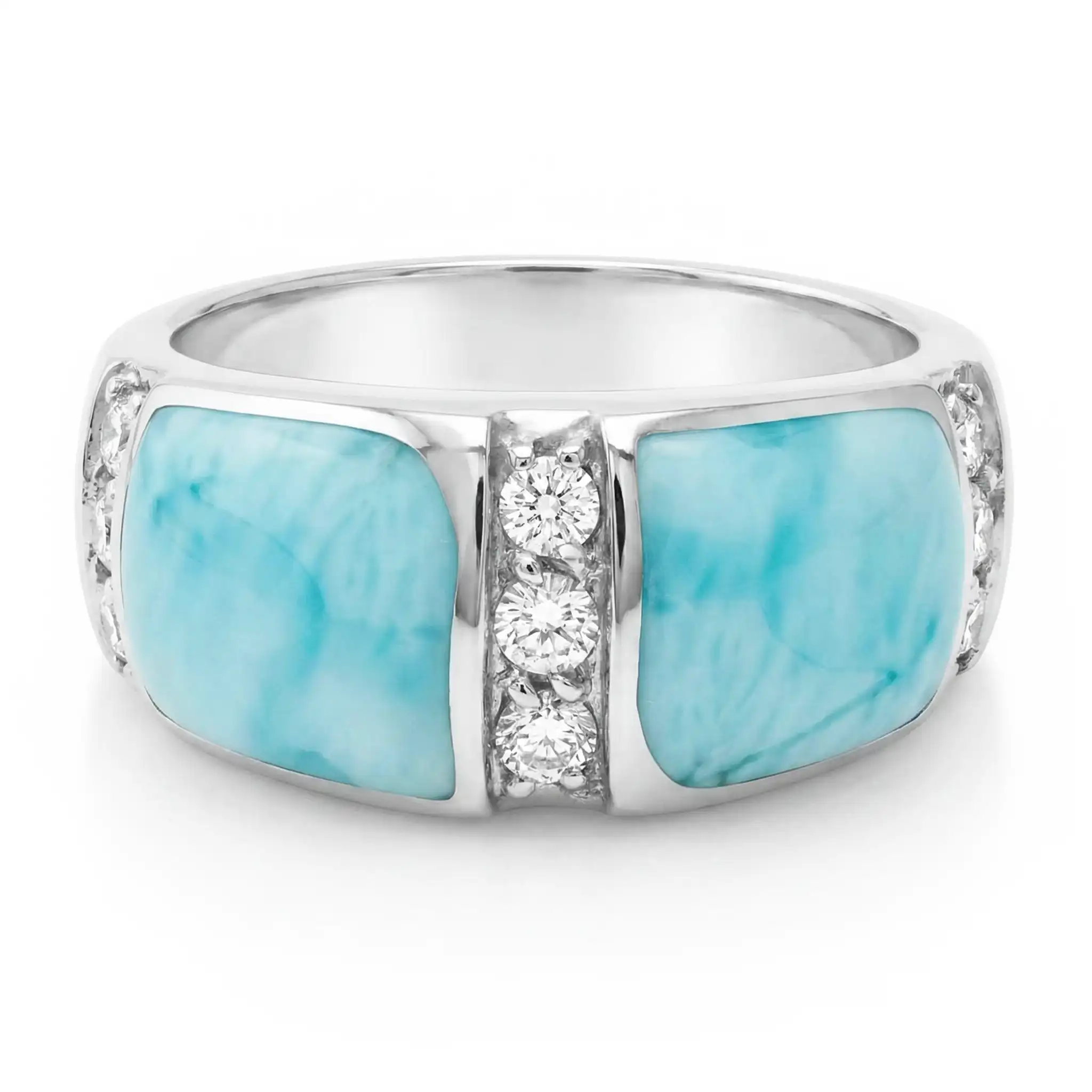 Inlay Ring in Sterling Silver 