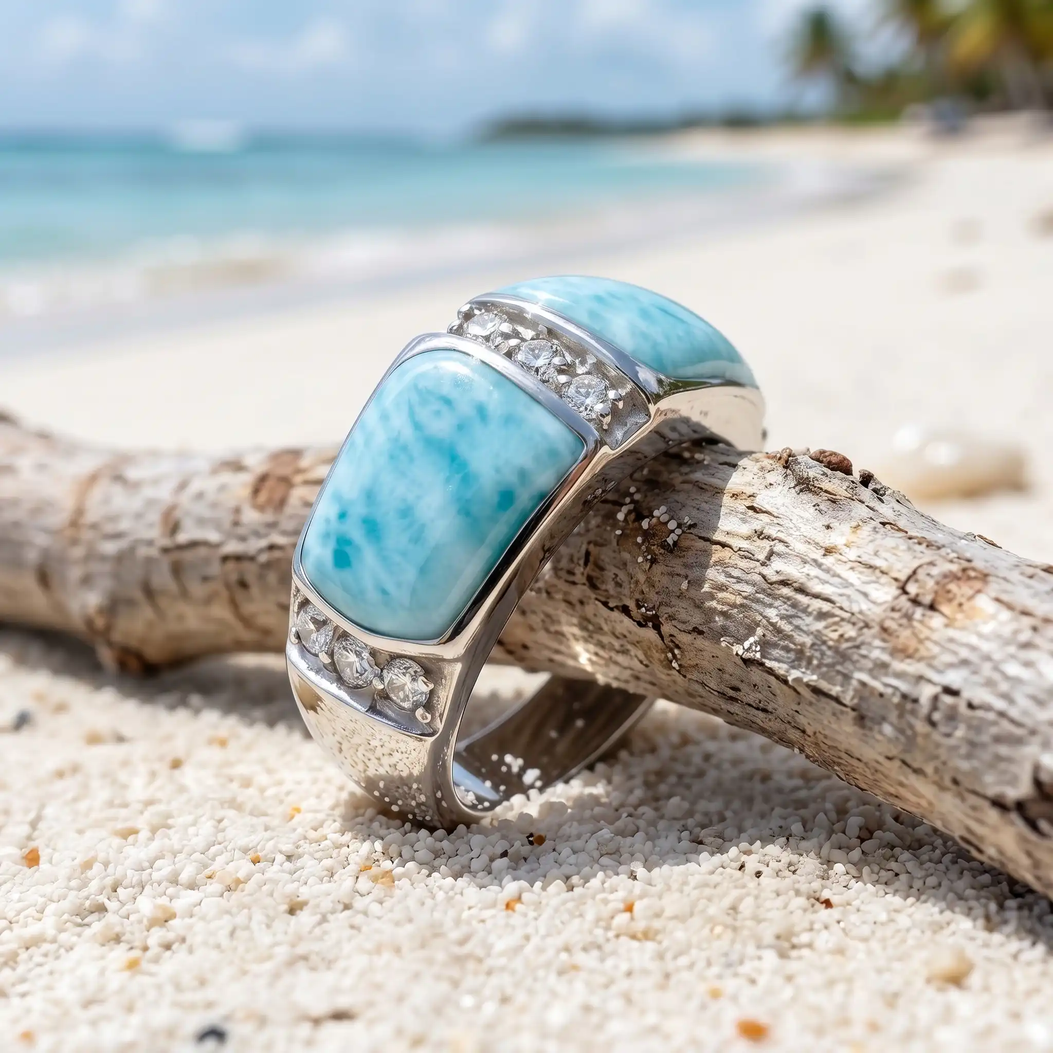 Inlay Ring in Sterling Silver 