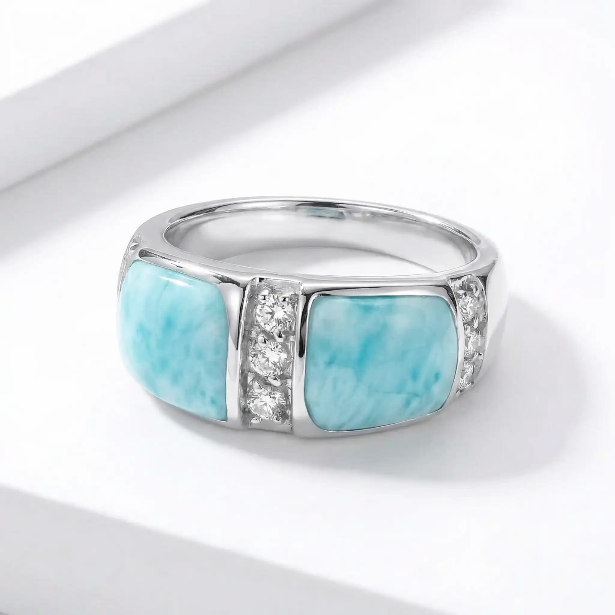 Inlay Ring in Sterling Silver 