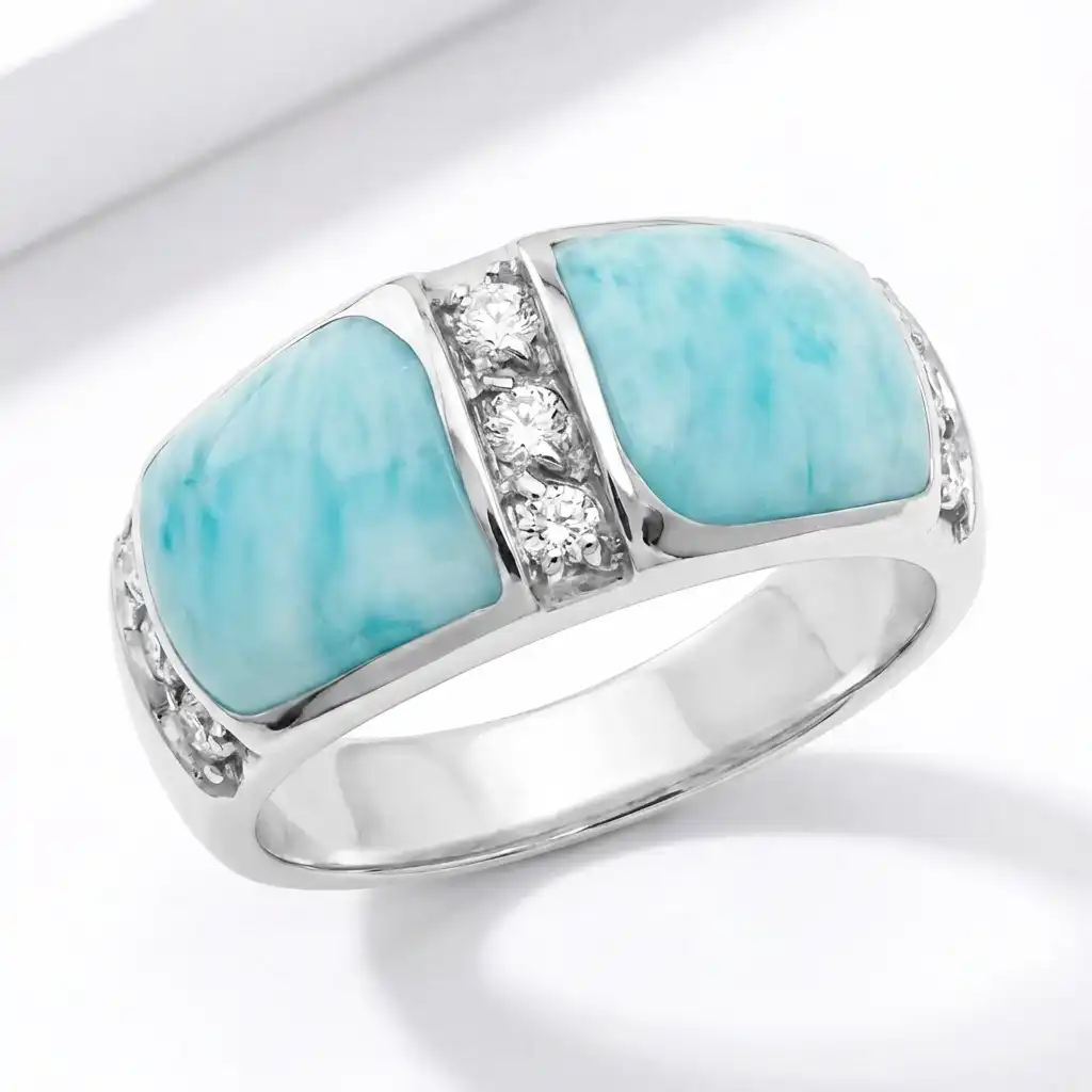 Inlay Ring in Sterling Silver 