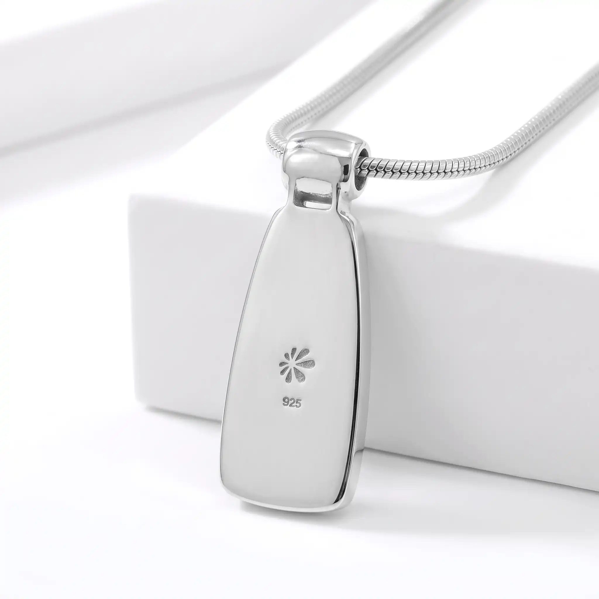 Larimar Sterling Silver Marina Large Pendant Necklace Marahlago Jewelry White Sapphire 