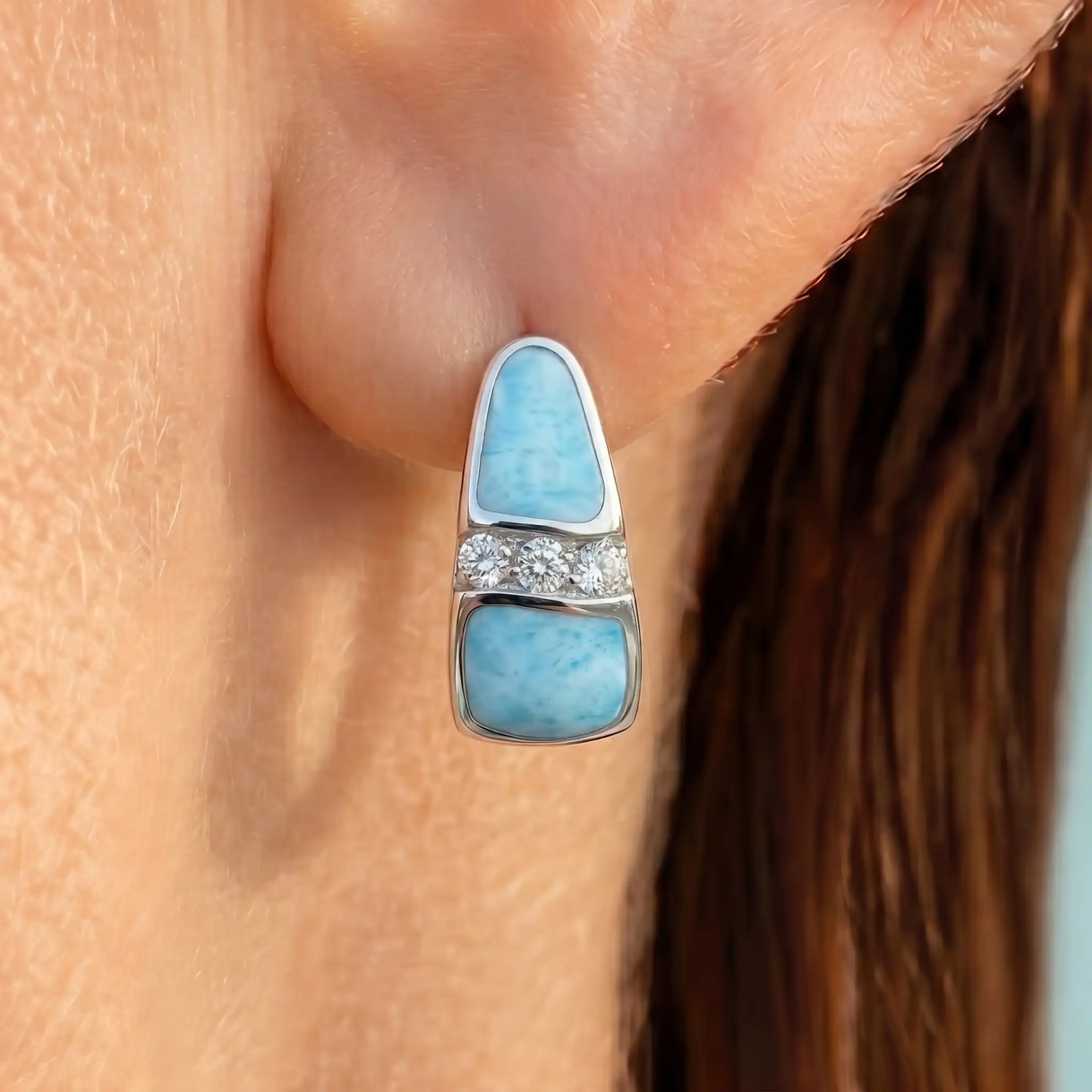 MARINA LARIMAR EARRINGS