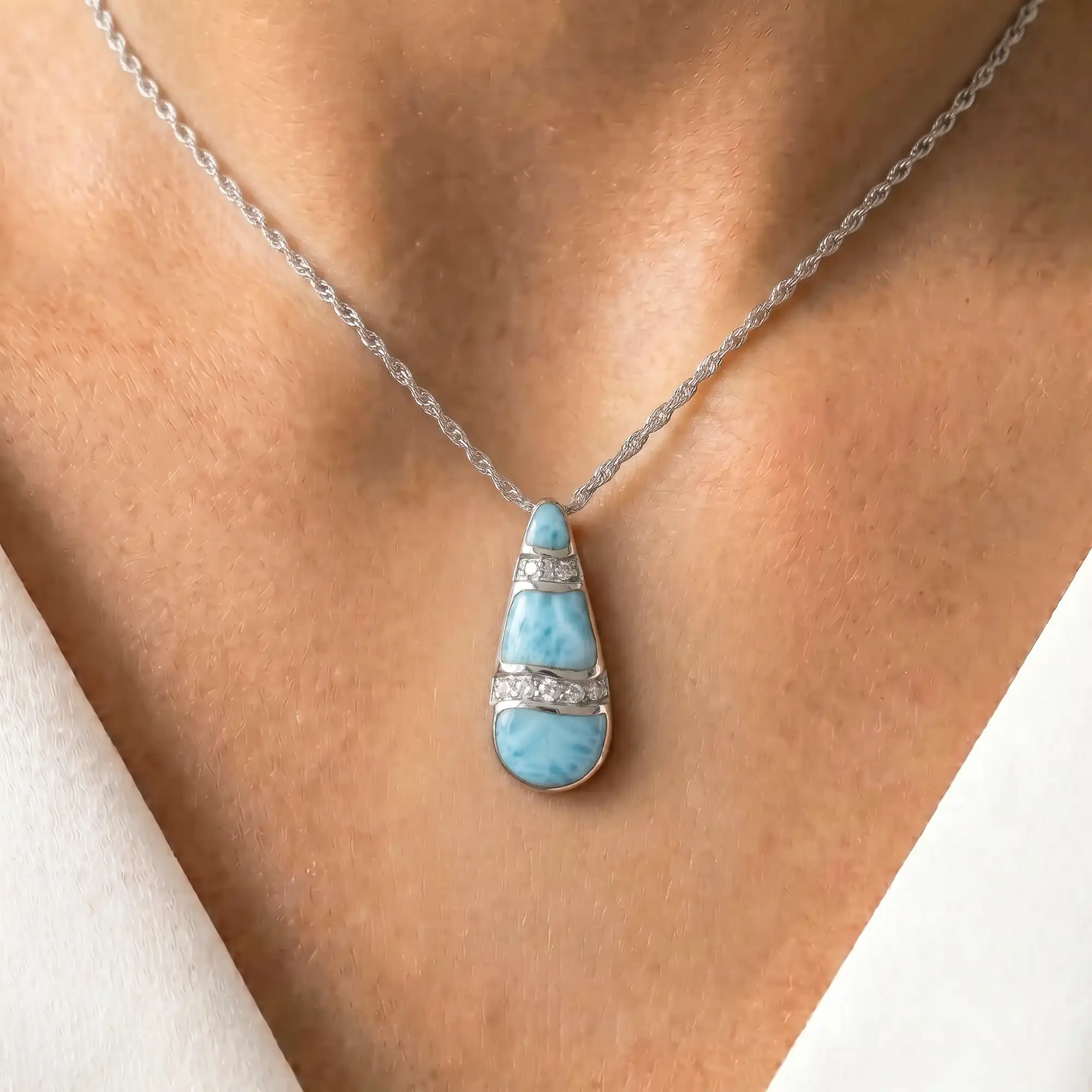 Larimar Necklace Marina