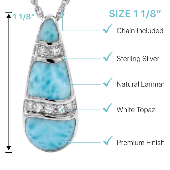 Larimar Necklace Marina