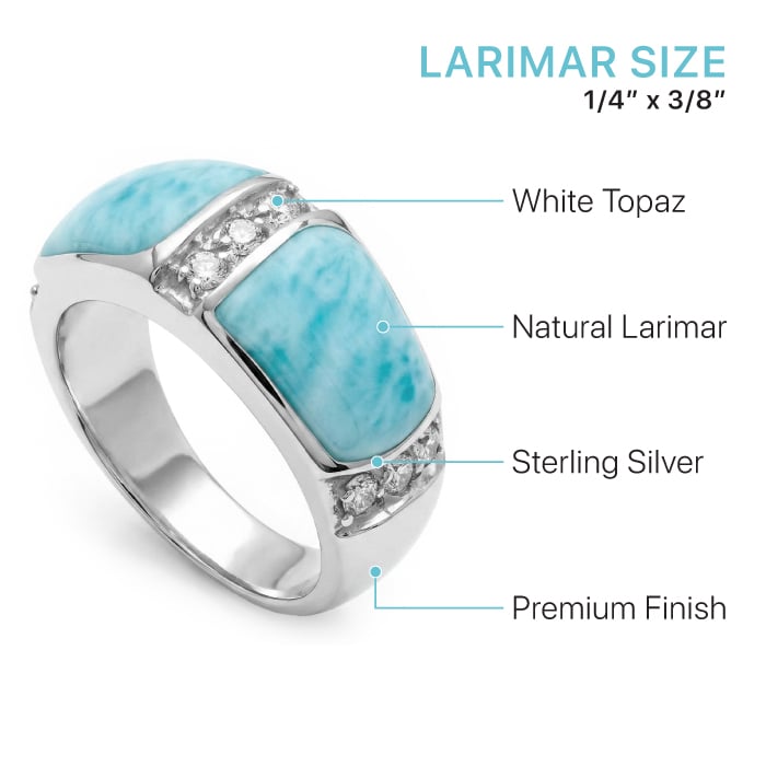 Inlay Ring in Sterling Silver 