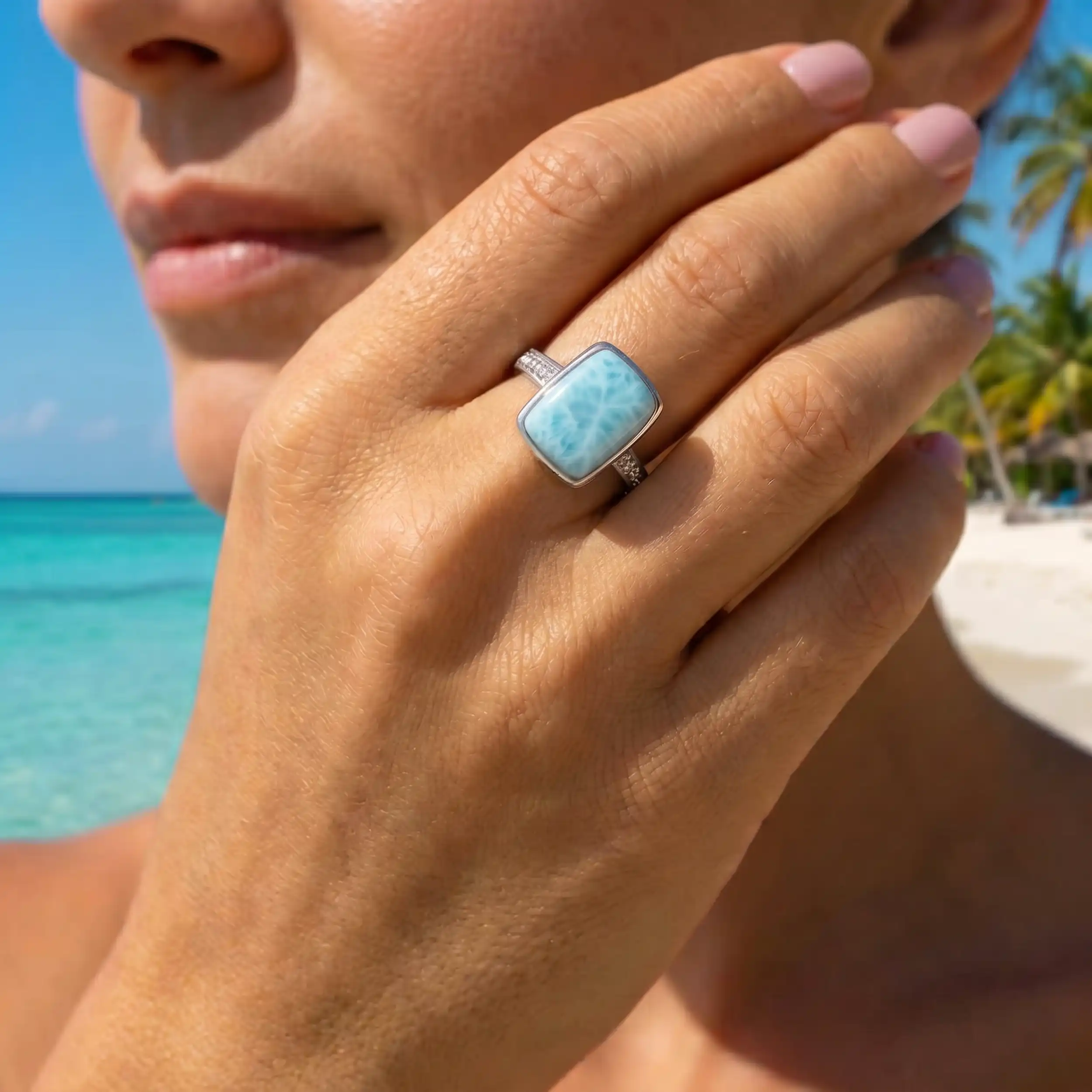 White Sapphire Ring