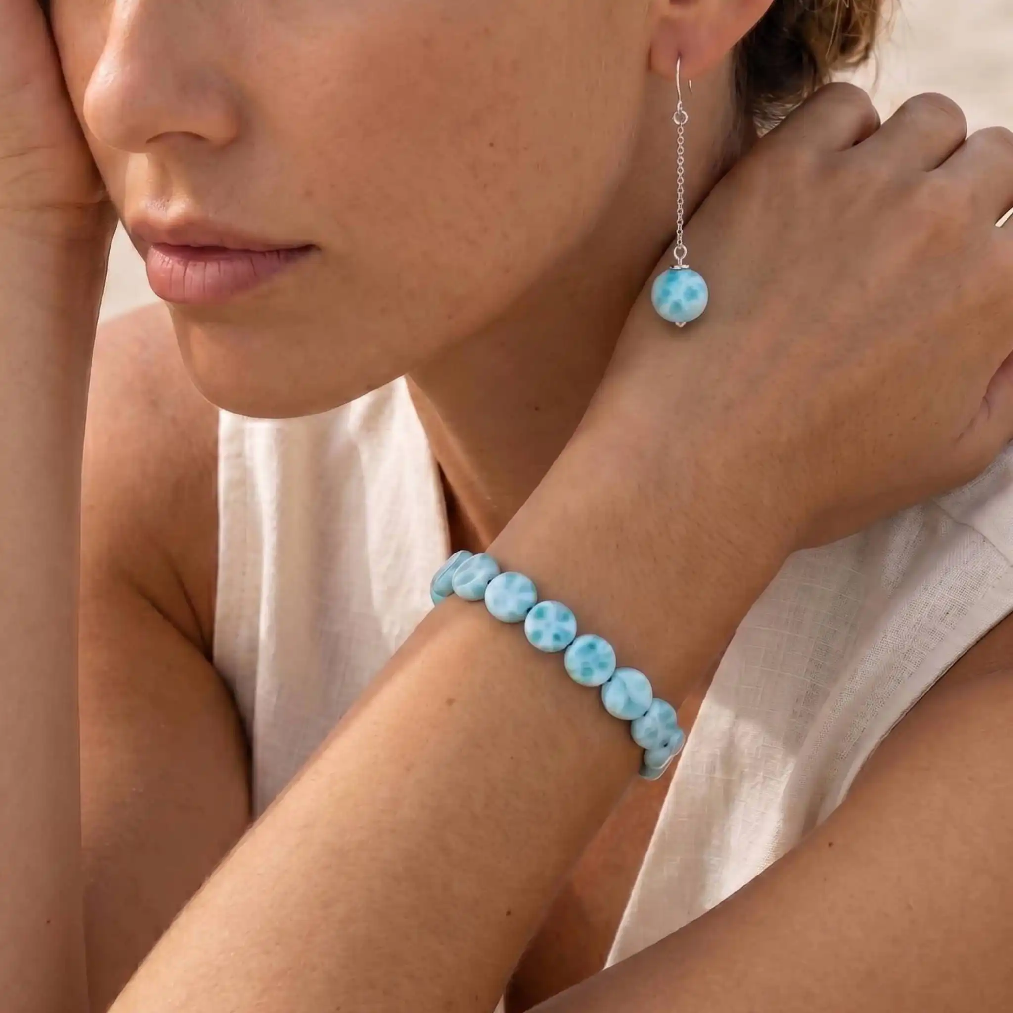 Larimar Jewelry set