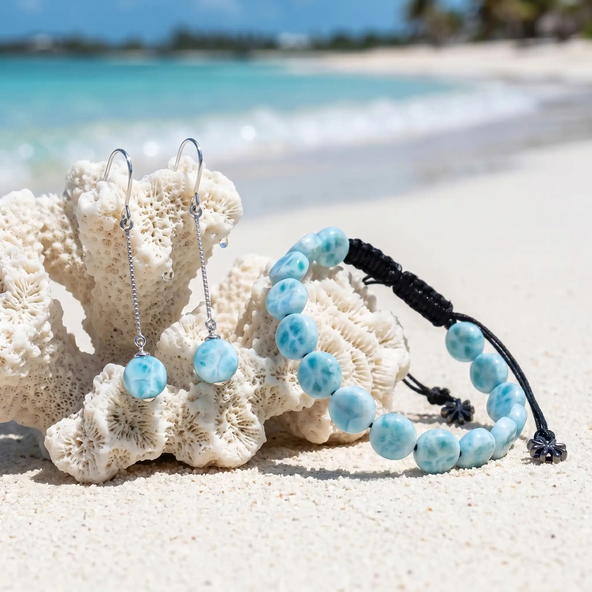 Larimar Jewelry set