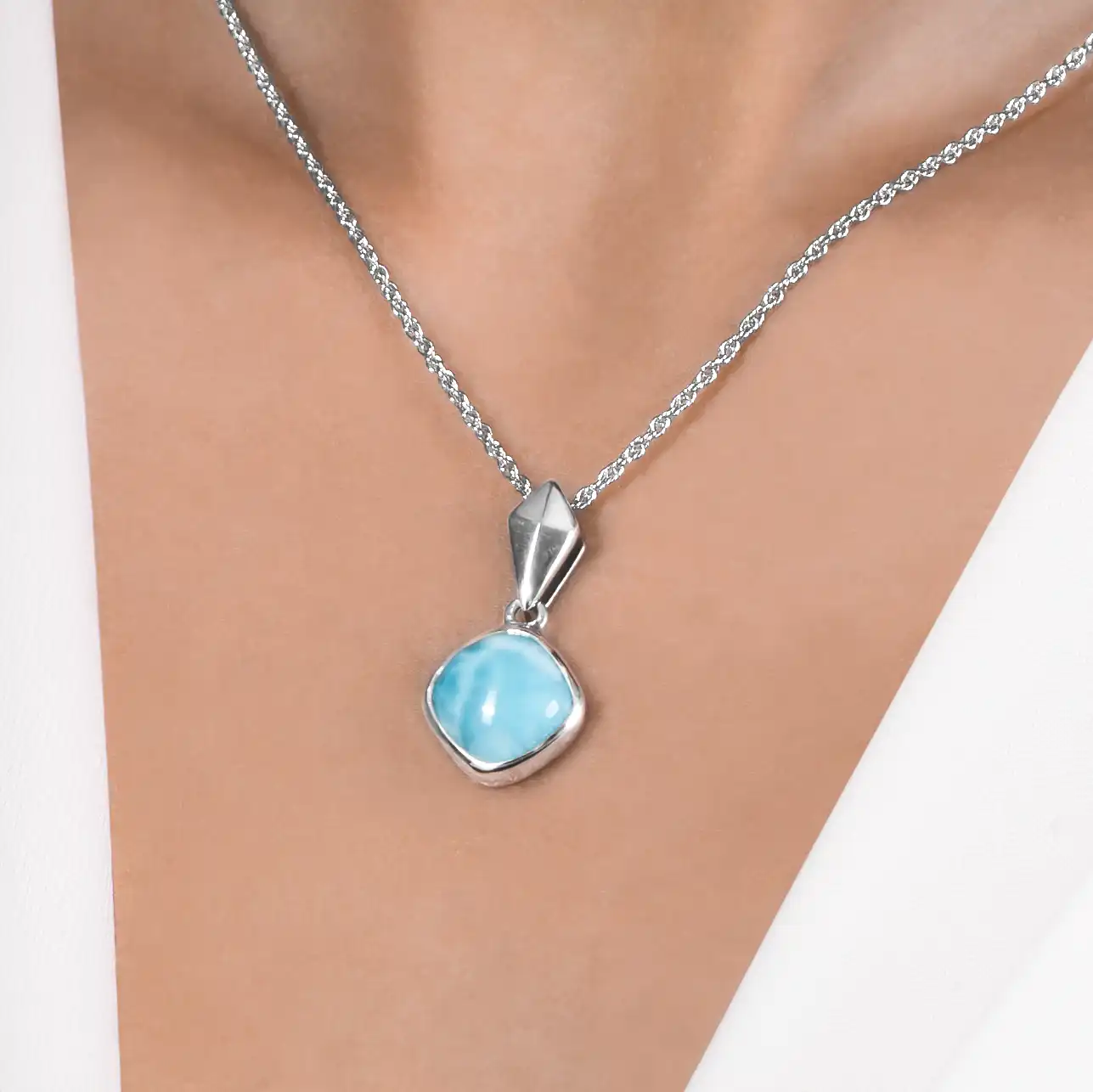 Blue Stone Necklace