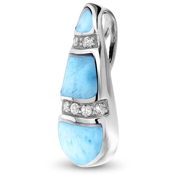 Larimar Marina Necklace 