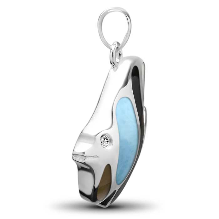 marahlago larimar Angelfish Larimar Necklace jewelry