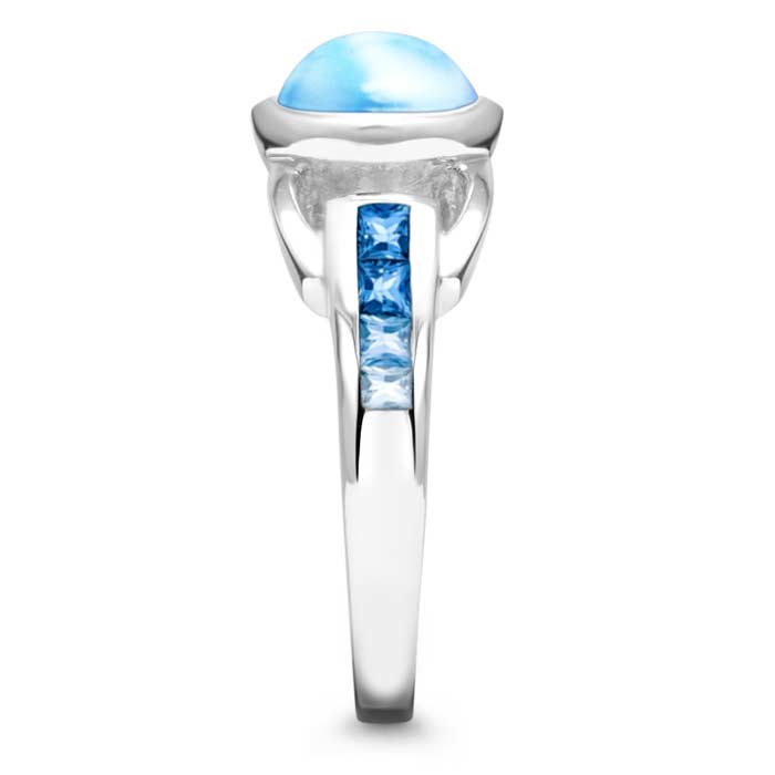 Gemstone Aqua Larimar Ring jewelry