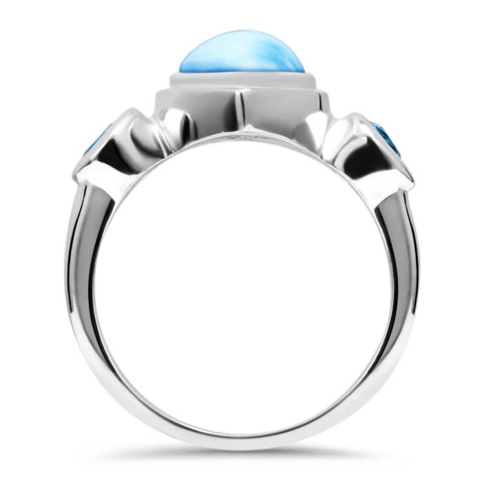 Lake Ring Atlantic Pear Larimar Jewelry Marahlago