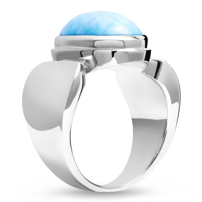 marahlago larimar Caressa Larimar Ring jewelry