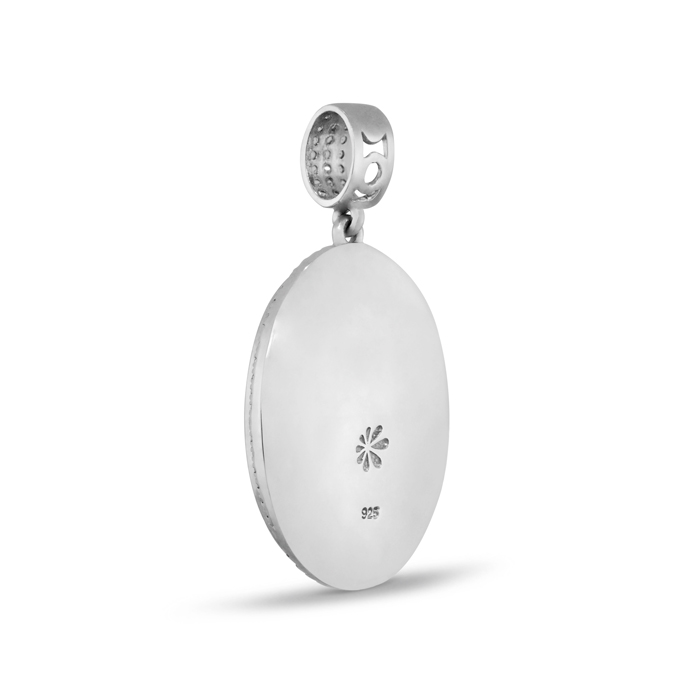 marahlago larimar Clarity Oval Large Larimar Necklace jewelry