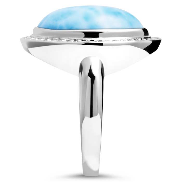 Stirling Silver Clarity Larimar Ring jewelry