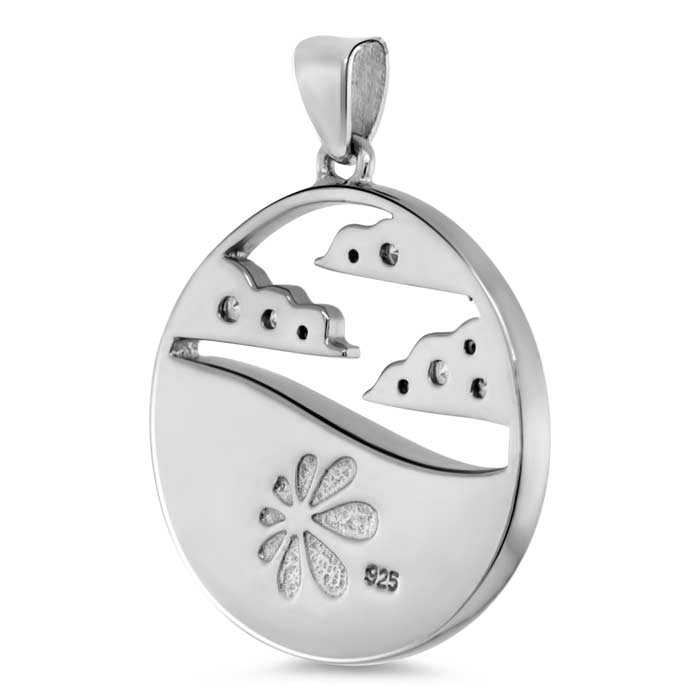 Cloud Necklace in Sterling Silver