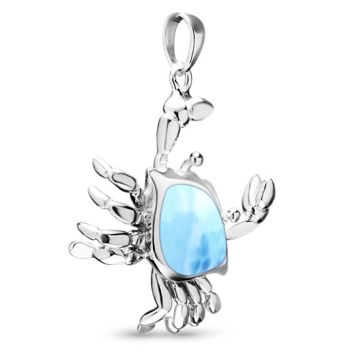 marahlago larimar Crab Larimar Necklace jewelry