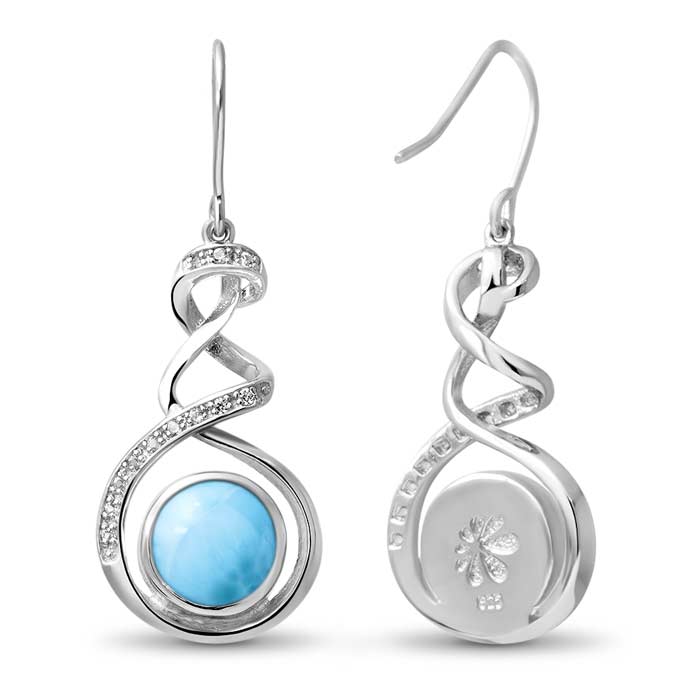 marahlago larimar Dante Larimar Earrings jewelry