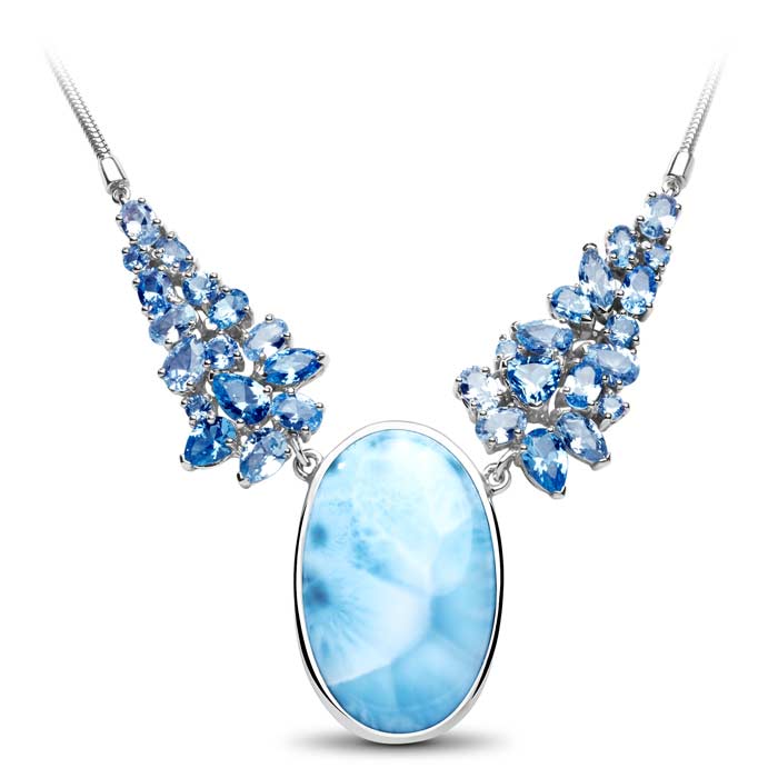 Blue Gemstone Necklace