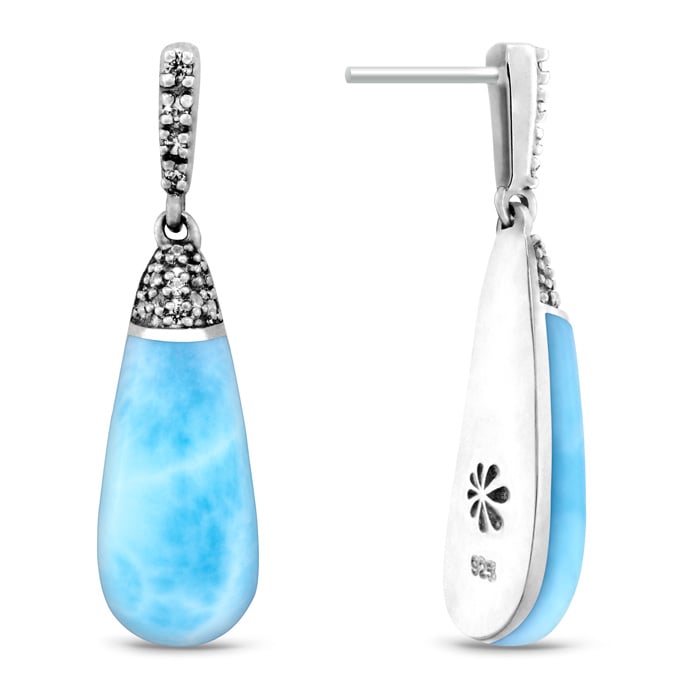 marahlago larimar Lucia Larimar Earrings jewelry