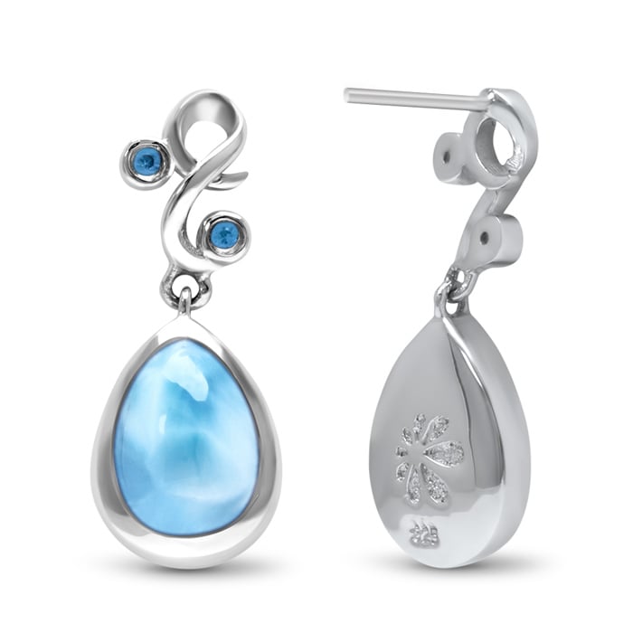 marahlago larimar Lyric Larimar Earrings jewelry