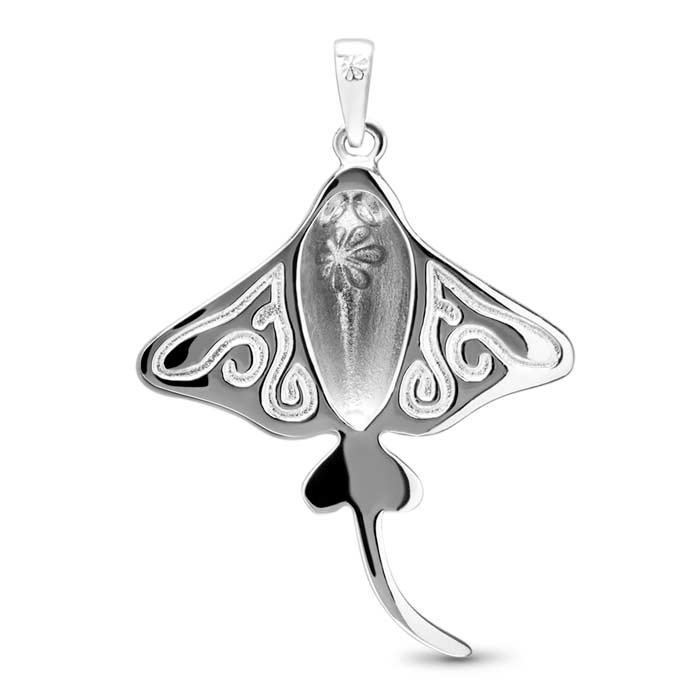 marahlago larimar Manta Ray Larimar Necklace jewelry
