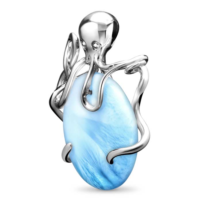 marahlago larimar Octopus Necklace jewelry