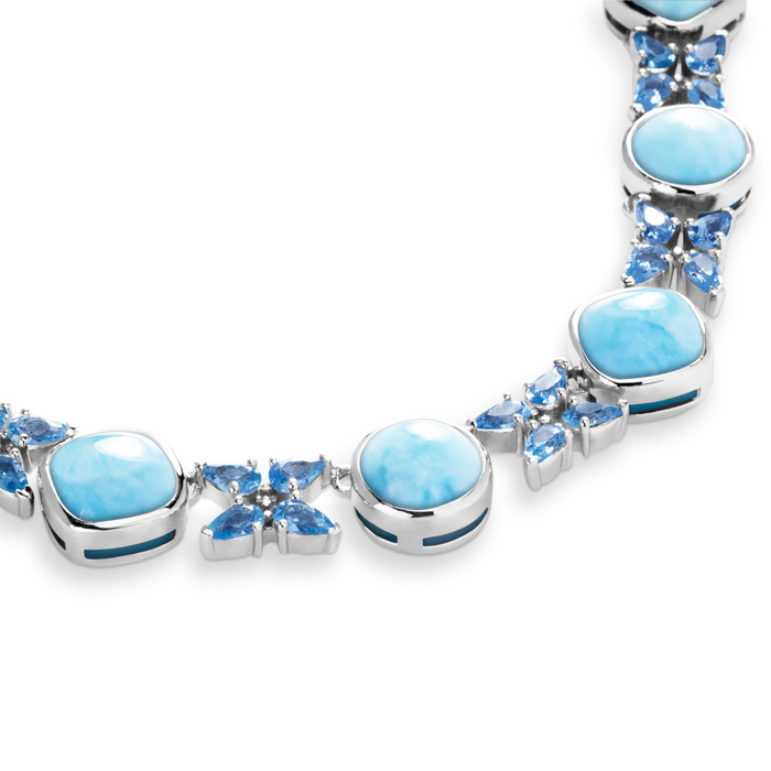 Papillon Larimar Necklace