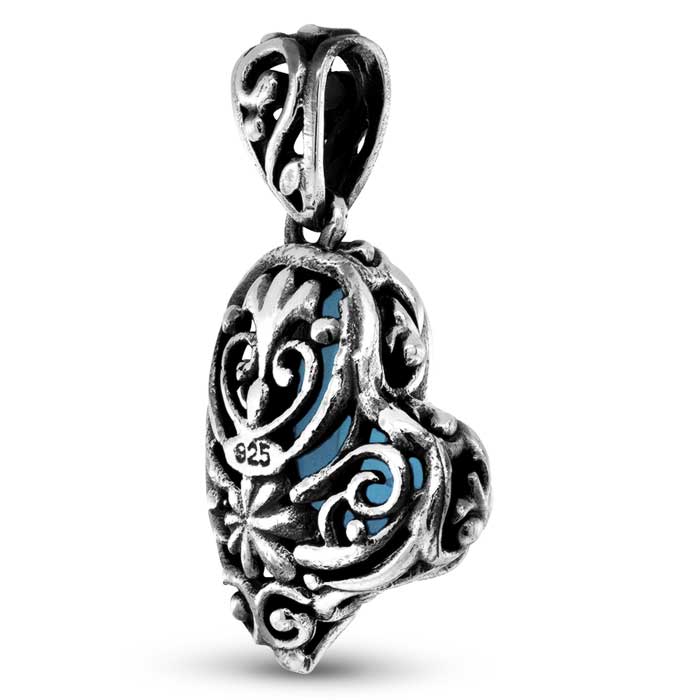 marahlago larimar Sirena Heart Larimar Necklace jewelry