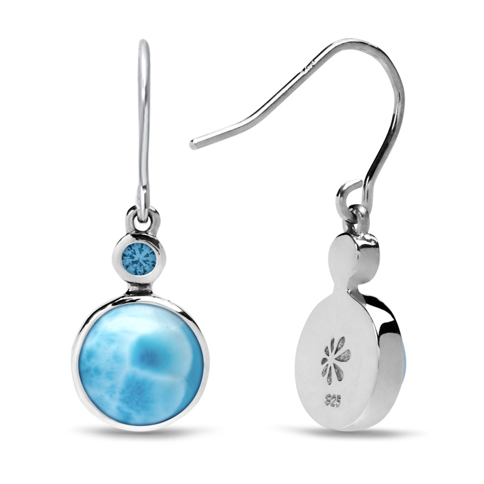 marahlago larimar Splash Larimar Earrings jewelry