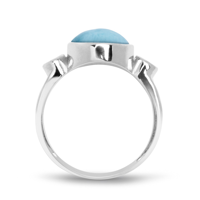 3D Model Splash Larimar Ring jewelry Side View