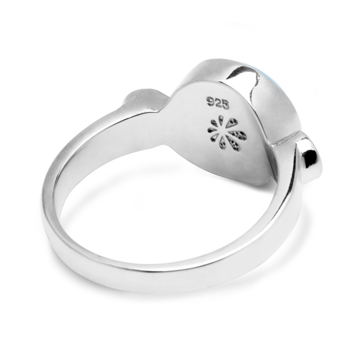 Splash Sterling Silver Larimar Ring jewelry