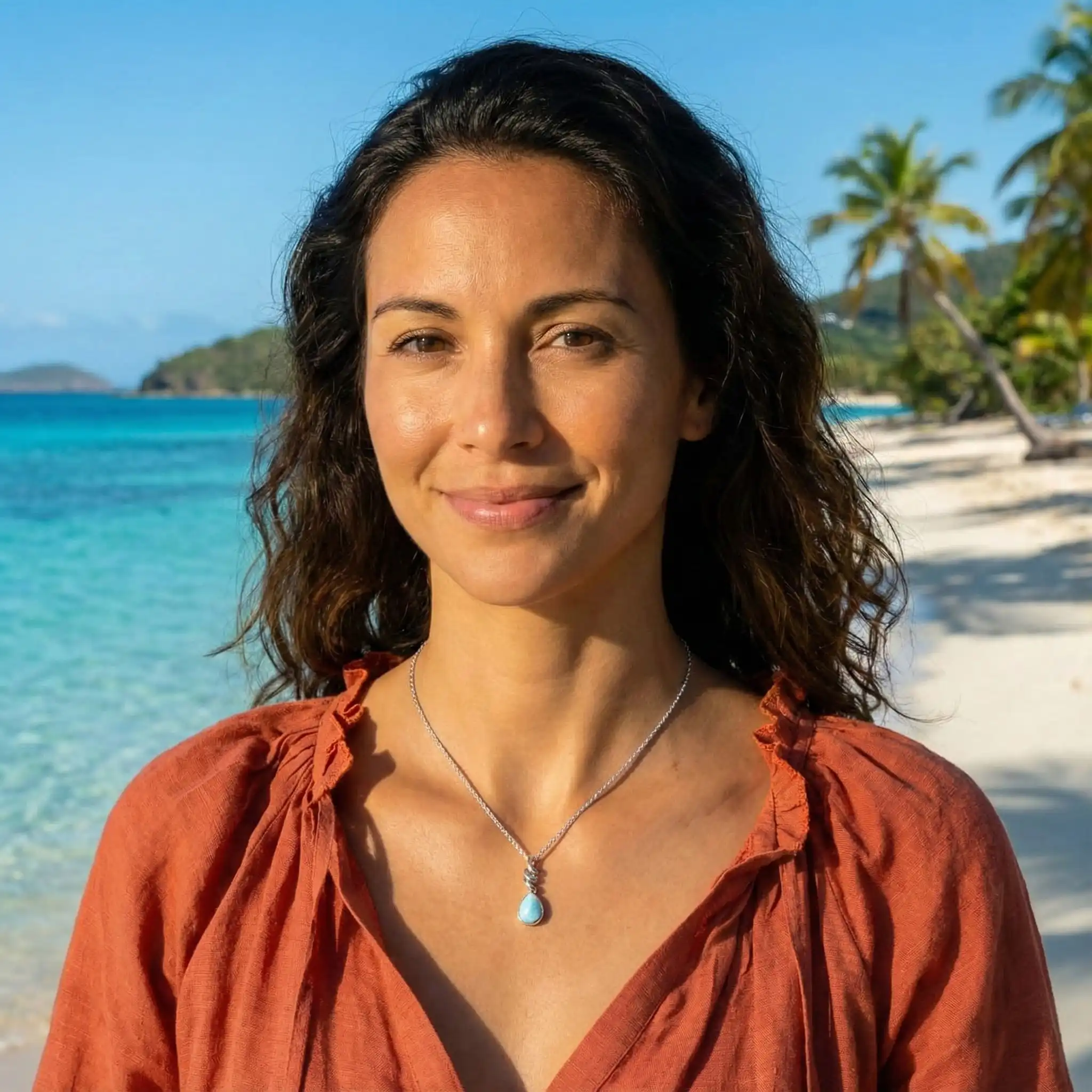 marahlago Light blue Necklace