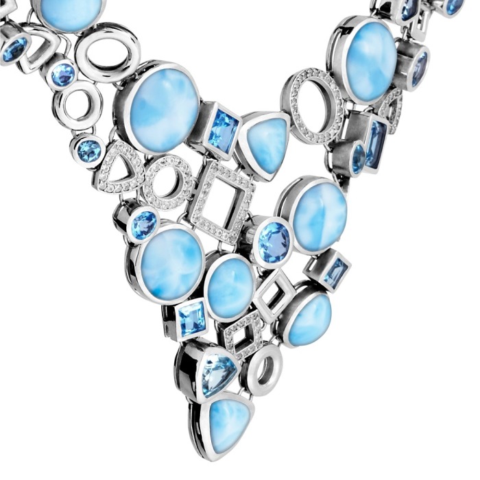marahlago larimar Alexandria Necklace jewelry