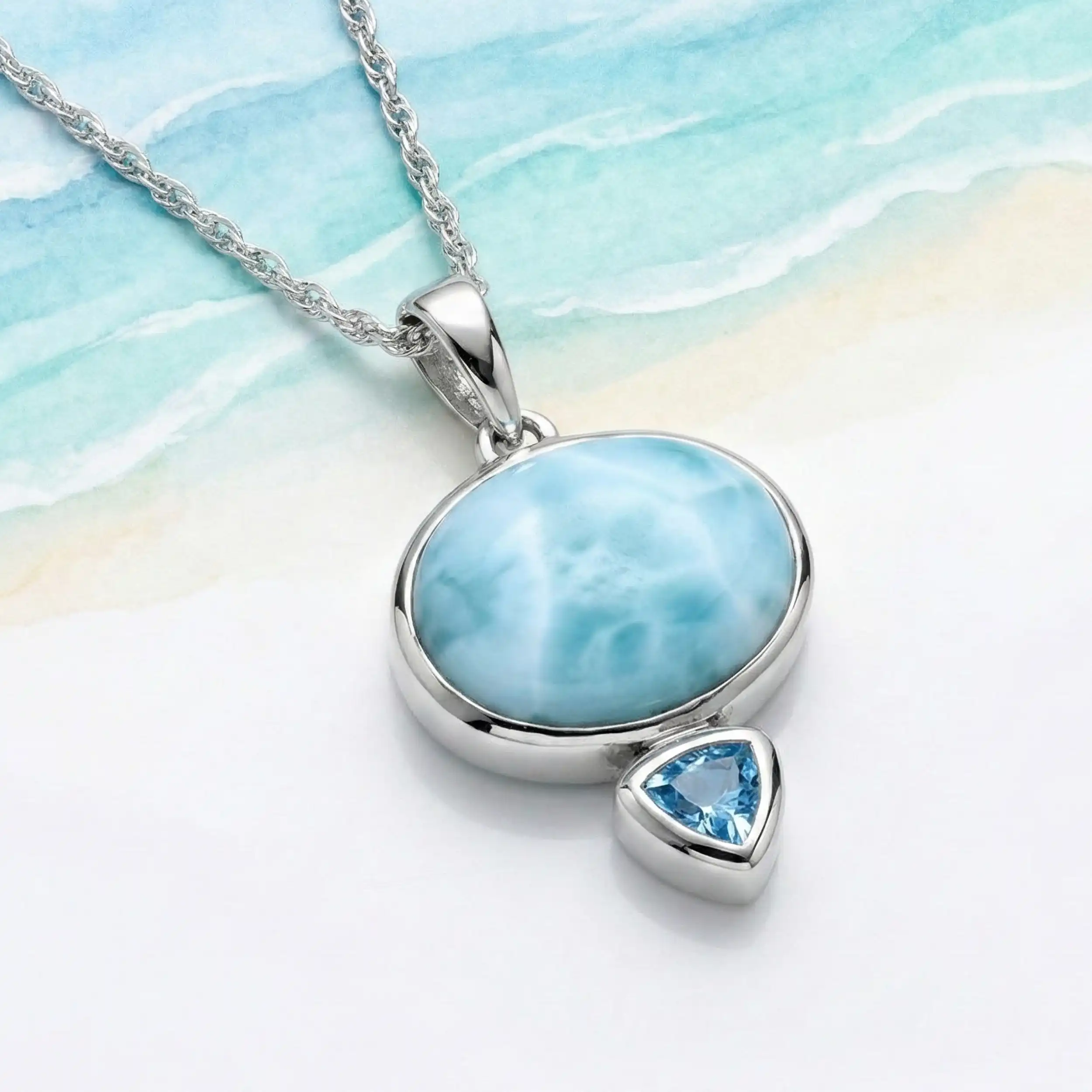  Silver Pendant Necklace 