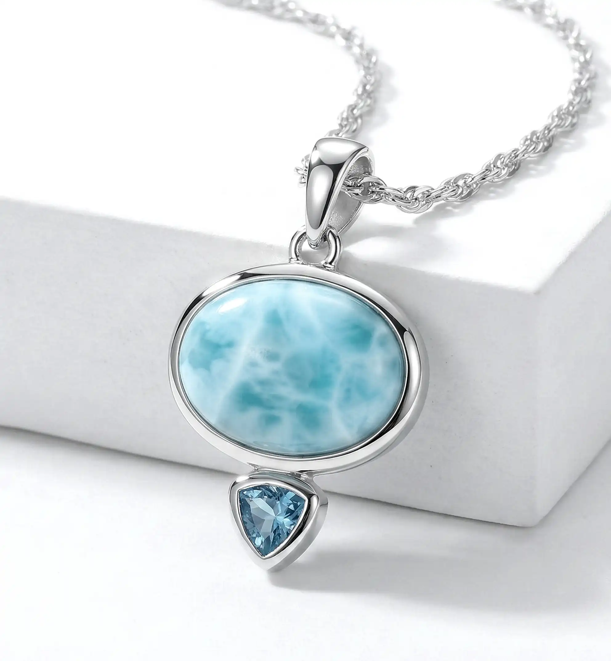 blue topaz necklace